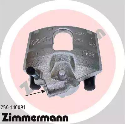 Zimmermann 250.1.10091 - Тормозной суппорт www.autospares.lv