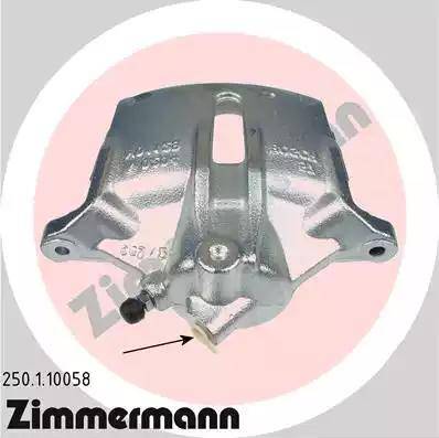 Zimmermann 250.1.10058 - Bremžu suports www.autospares.lv