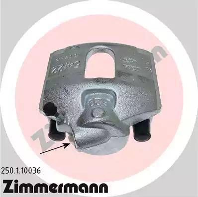 Zimmermann 250.1.10036 - Bremžu suports www.autospares.lv