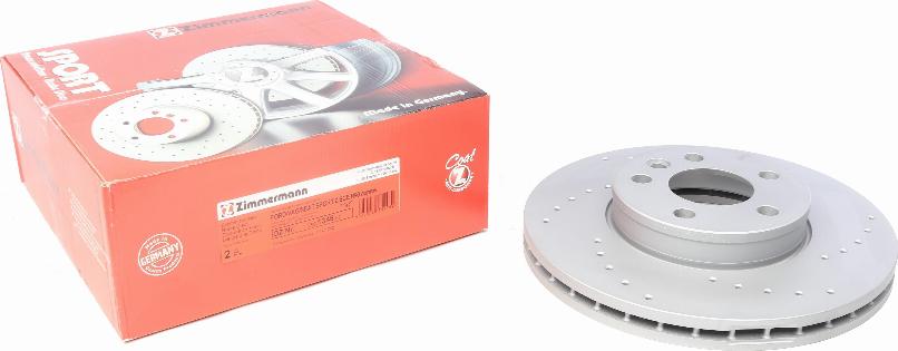 Zimmermann 250.1346.52 - Brake Disc www.autospares.lv