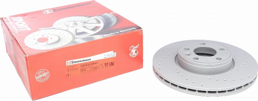 Zimmermann 250.1347.52 - Brake Disc www.autospares.lv