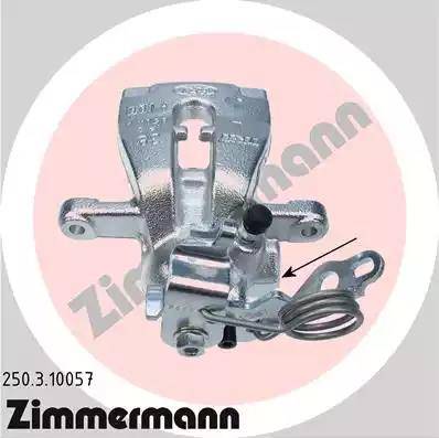 Zimmermann 250.3.10057 - Тормозной суппорт www.autospares.lv