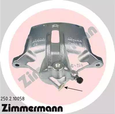 Zimmermann 250.2.10058 - Bremžu suports www.autospares.lv