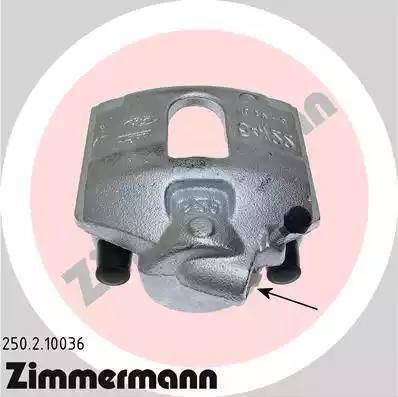 Zimmermann 250.2.10036 - Bremžu suports www.autospares.lv