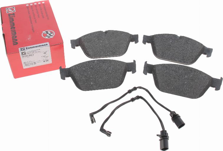 Zimmermann 25160.200.2 - Bremžu uzliku kompl., Disku bremzes www.autospares.lv