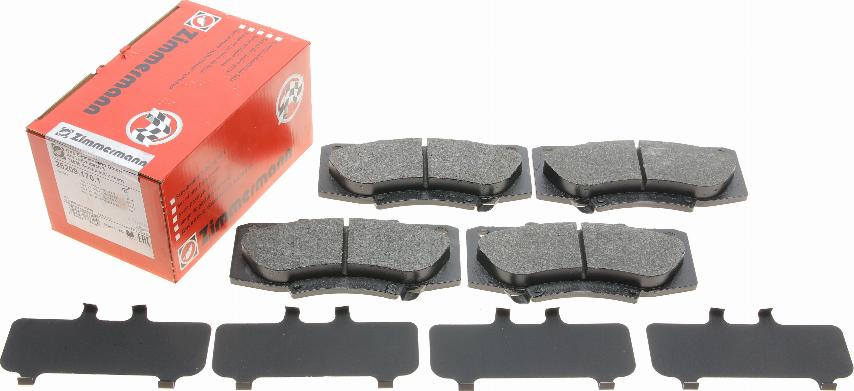 Zimmermann 25209.170.1 - Brake Pad Set, disc brake www.autospares.lv