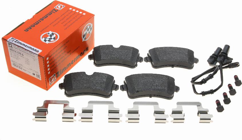 Zimmermann 25214.175.6 - Brake Pad Set, disc brake www.autospares.lv