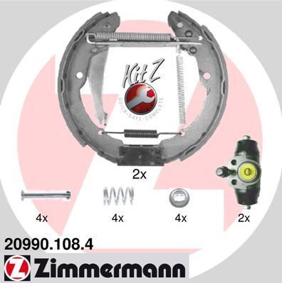 Zimmermann 20990.108.4 - Bremžu loku komplekts www.autospares.lv