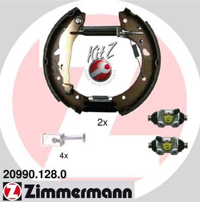 Zimmermann 20990.128.0 - Bremžu loku komplekts www.autospares.lv