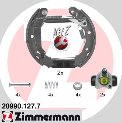 Zimmermann 20990.127.7 - Bremžu loku komplekts autospares.lv