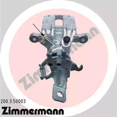 Zimmermann 200.3.50003 - Bremžu suports www.autospares.lv