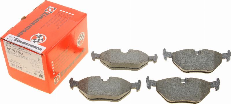 Zimmermann 20180.170.1 - Brake Pad Set, disc brake www.autospares.lv