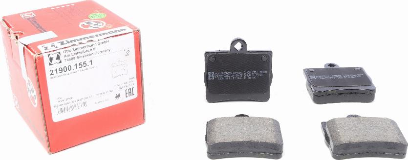 Zimmermann 21900.155.1 - Bremžu uzliku kompl., Disku bremzes www.autospares.lv