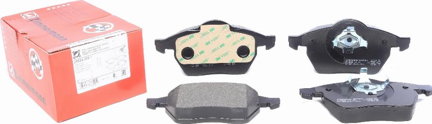 Zimmermann 21624.200.1 - Brake Pad Set, disc brake www.autospares.lv