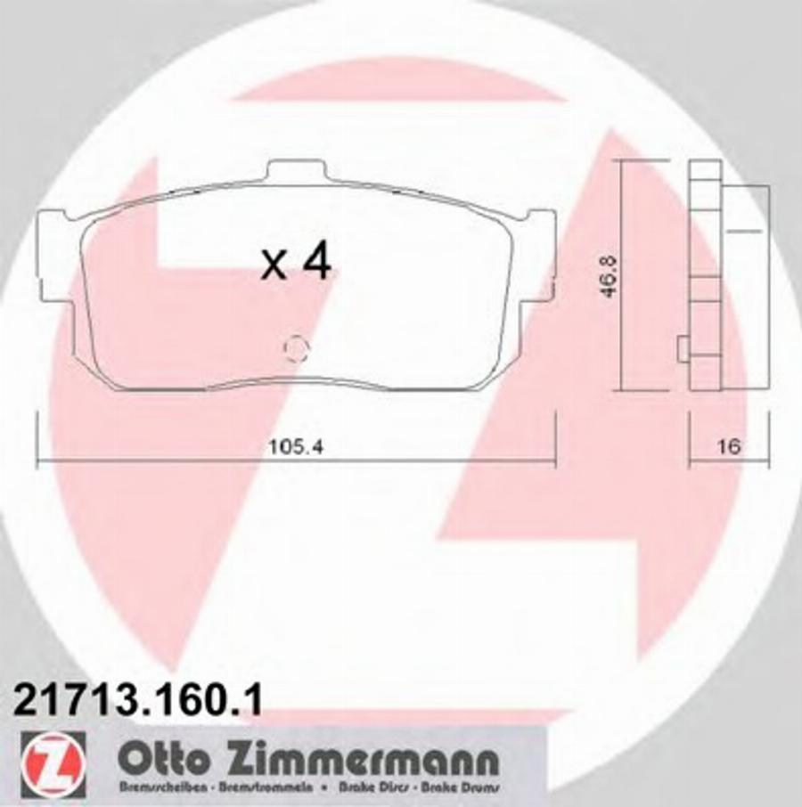 Zimmermann 217131601 - Bremžu uzliku kompl., Disku bremzes autospares.lv