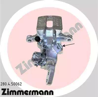 Zimmermann 280.4.50062 - Brake Caliper www.autospares.lv