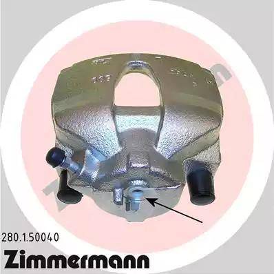 Zimmermann 280.1.50040 - Bremžu suports www.autospares.lv