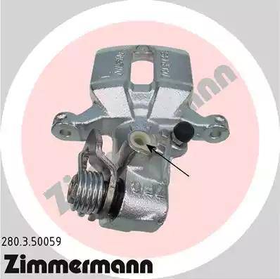 Zimmermann 280.3.50059 - Тормозной суппорт www.autospares.lv