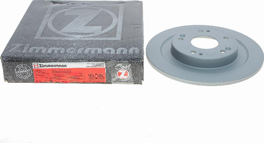 Zimmermann 280.3188.20 - Bremžu diski www.autospares.lv