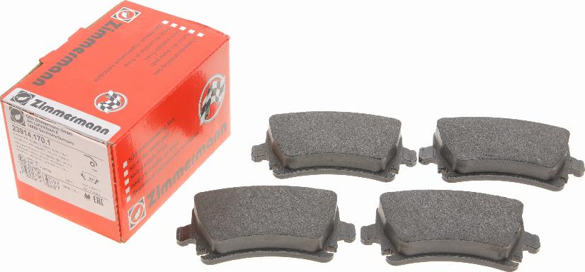 Zimmermann 23914.170.1 - Brake Pad Set, disc brake www.autospares.lv