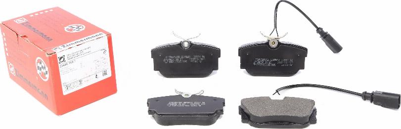 Zimmermann 23446.165.1 - Brake Pad Set, disc brake www.autospares.lv