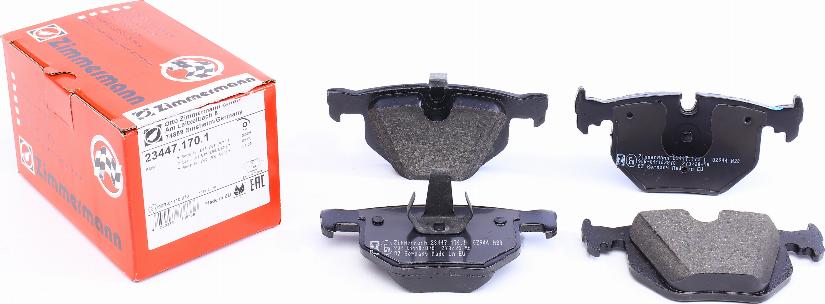 Zimmermann 23447.170.1 - Brake Pad Set, disc brake www.autospares.lv