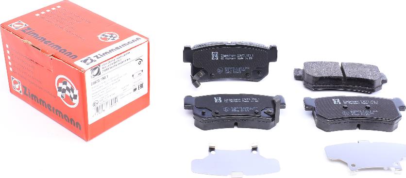 Zimmermann 23673.150.1 - Brake Pad Set, disc brake www.autospares.lv