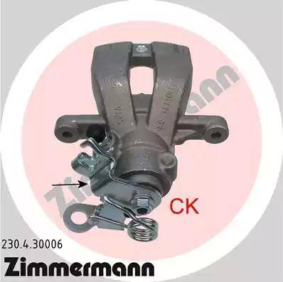 Zimmermann 230.4.30006 - Bremžu suports www.autospares.lv