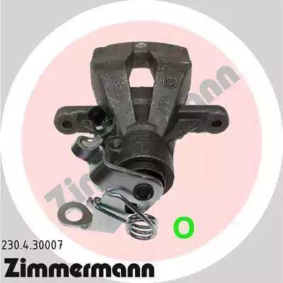 Zimmermann 230.4.30007 - Brake Caliper www.autospares.lv