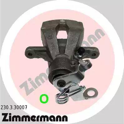 Zimmermann 230.3.30007 - Brake Caliper www.autospares.lv