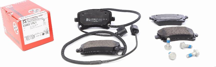 Zimmermann 23883.175.1 - Brake Pad Set, disc brake www.autospares.lv