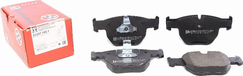 Zimmermann 23397.190.1 - Brake Pad Set, disc brake www.autospares.lv