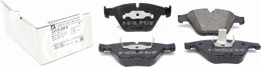 Zimmermann 23312.200.9 - Brake Pad Set, disc brake www.autospares.lv