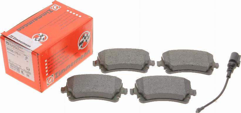 Zimmermann 23326.175.1 - Brake Pad Set, disc brake www.autospares.lv