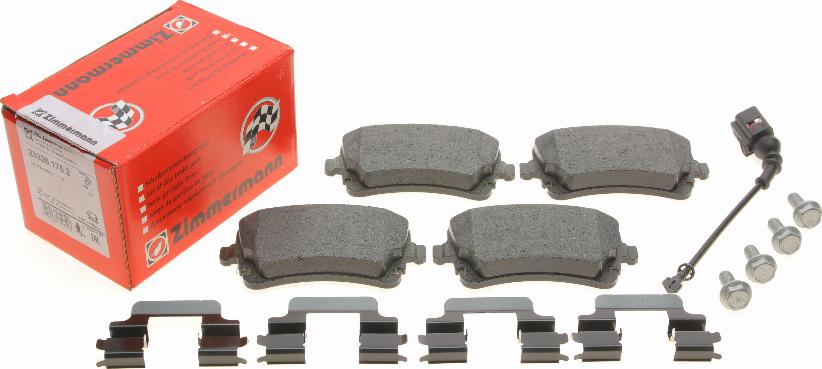 Zimmermann 23326.175.2 - Brake Pad Set, disc brake www.autospares.lv