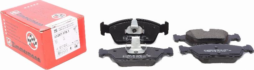 Zimmermann 23287.175.1 - Brake Pad Set, disc brake www.autospares.lv