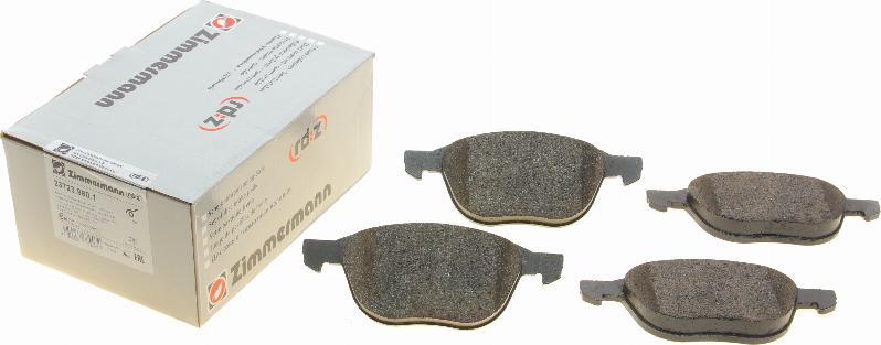 Zimmermann 23723.980.1 - Brake Pad Set, disc brake www.autospares.lv