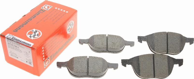 Zimmermann 23723.180.1 - Brake Pad Set, disc brake www.autospares.lv