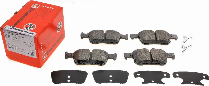 Zimmermann 22231.145.1 - Brake Pad Set, disc brake www.autospares.lv