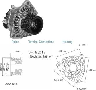 ZM ZM 90.106.01 - Alternator www.autospares.lv