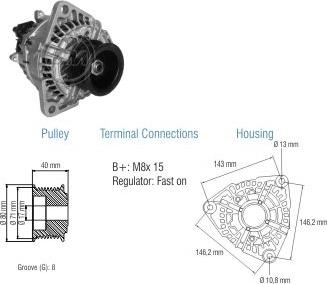 ZM ZM 90.106.02 - Генератор www.autospares.lv