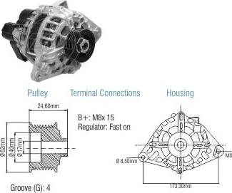 ZM ZM 90.203.04 - Alternator www.autospares.lv