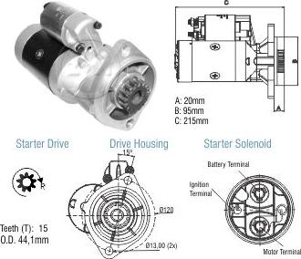 ZM ZM 80.680.01 - Starteris www.autospares.lv