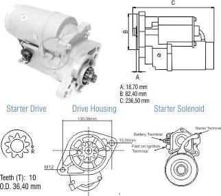 ZM ZM 80.140.03 - Starter www.autospares.lv