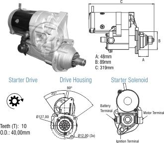 ZM ZM 80.141.02 - Starteris www.autospares.lv