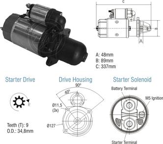 ZM ZM 80.103.01 - Starteris autospares.lv