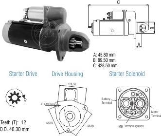 ZM ZM 80.135.02 - Starteris autospares.lv