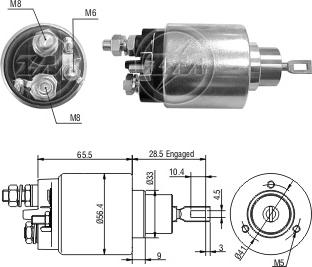 ZM ZM-2479 - Ievilcējrelejs, Starteris autospares.lv