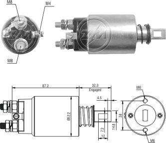 ZM ZM-2689 - Ievilcējrelejs, Starteris autospares.lv