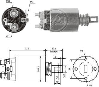 ZM ZM-783 - Ievilcējrelejs, Starteris autospares.lv